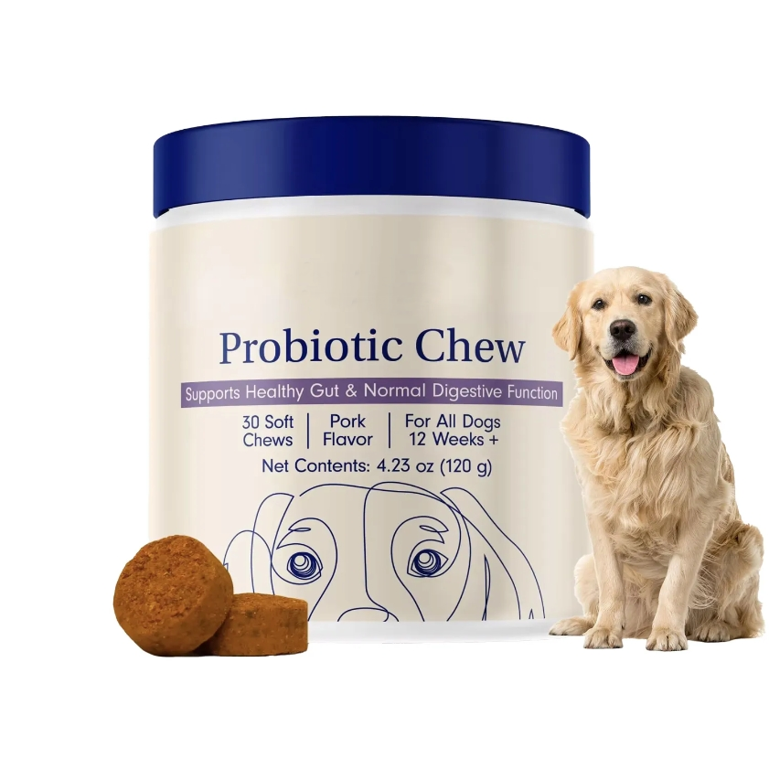 Digestive Enzymes & Probiotic Soft Chews for Dogs & Cats