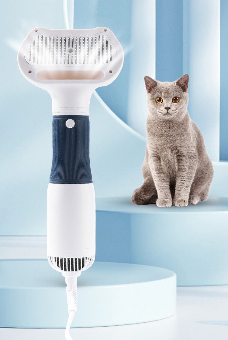 2-in-1 Electric Pet Hair Dryer & Grooming Brush