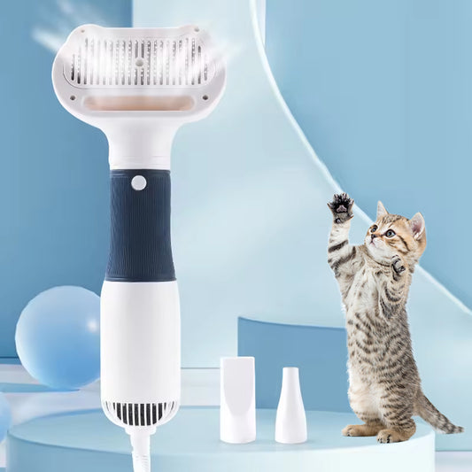 2-in-1 Electric Pet Hair Dryer & Grooming Brush